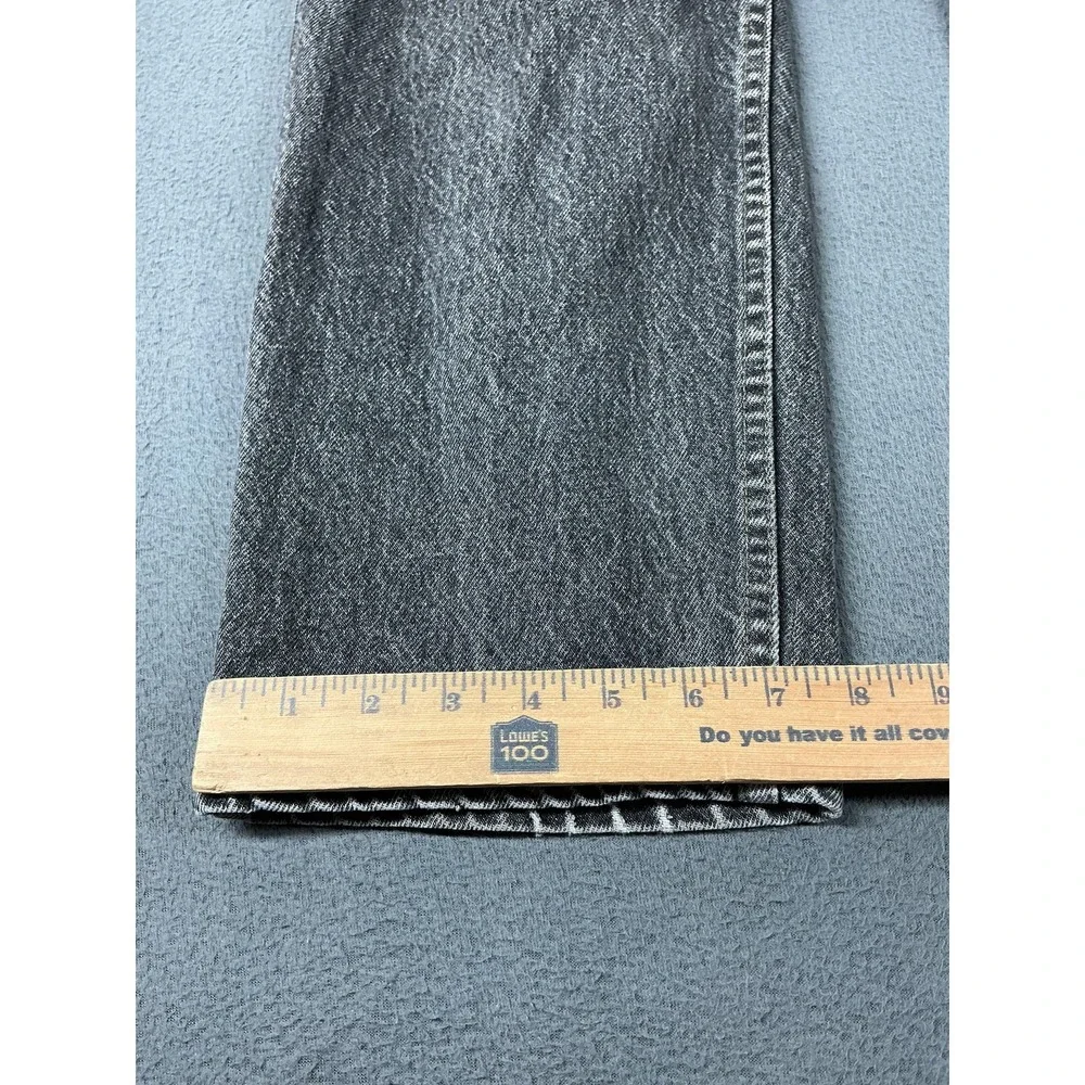 Levi's Jeans Mens 40x30 Gray Acid Wash Relaxed Straight Denim Cotton USA